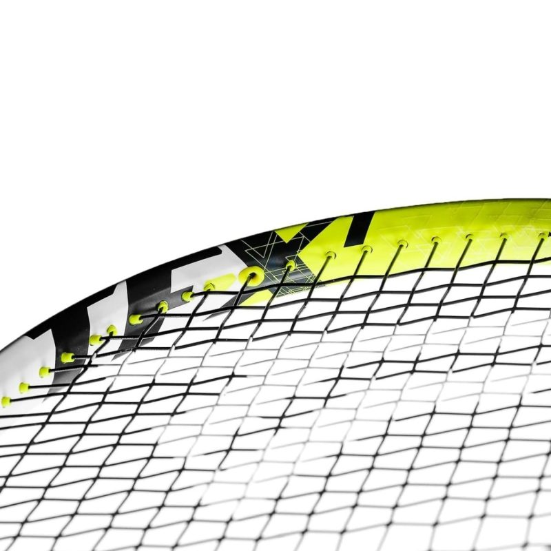 Tecnifibre ไม้เทนนิส TF-X1 V2 275 Tennis Racket Grip 1,2 | White/Yellow/Black ( 14TFX2754 ) - Image 4