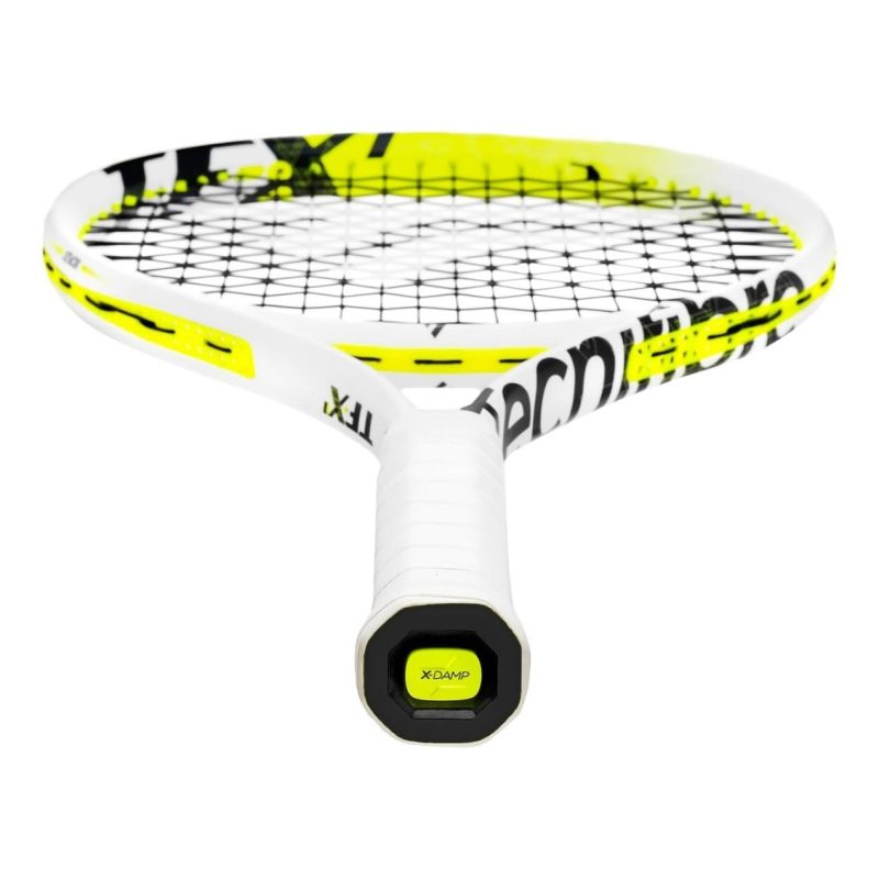 Tecnifibre ไม้เทนนิส TF-X1 V2 275 Tennis Racket Grip 1,2 | White/Yellow/Black ( 14TFX2754 ) - Image 5