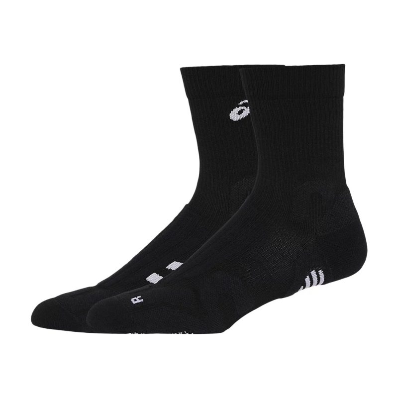 Asics ถุงเท้าเทนนิส Court + Tennis Ankle Socks | Performance Black ( 3043A071-001 ) - Image 2