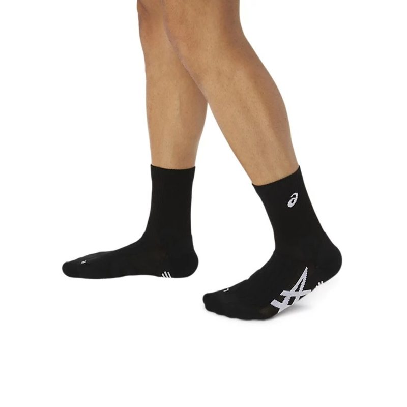 Asics ถุงเท้าเทนนิส Court + Tennis Ankle Socks | Performance Black ( 3043A071-001 ) - Image 4