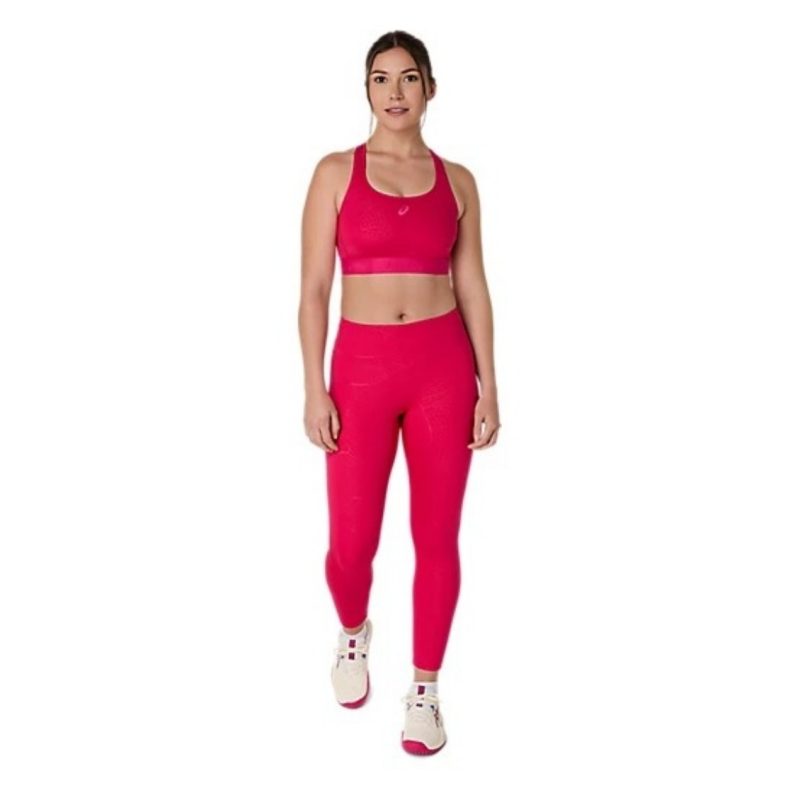 Asics สปอร์ตบรา Women's Game Compression Bra | Bright Rose ( 2042A390-700 ) - Image 7