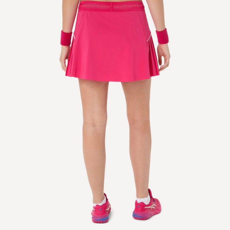 Asics กระโปรงเทนนิสผู้หญิง Women’s Match Skirt | Bright Rose ( 2042A392-700 ) - Image 2