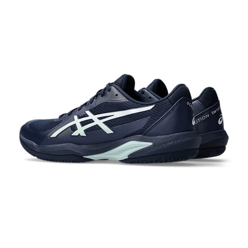 Asics รองเท้าเทนนิสผู้ชาย Solution Swift FF 2 | Midnight/White ( 1041A466-401 ) - Image 3
