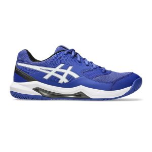 Asics รองเท้าเทนนิสผู้ชาย Gel-Dedicate 8 | Dark Cobalt / White  ( 1041A408-402 )