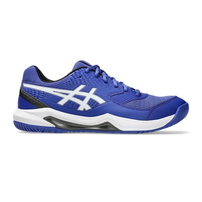 Asics รองเท้าเทนนิสผู้ชาย Gel-Dedicate 8 | Dark Cobalt / White  ( 1041A408-402 )