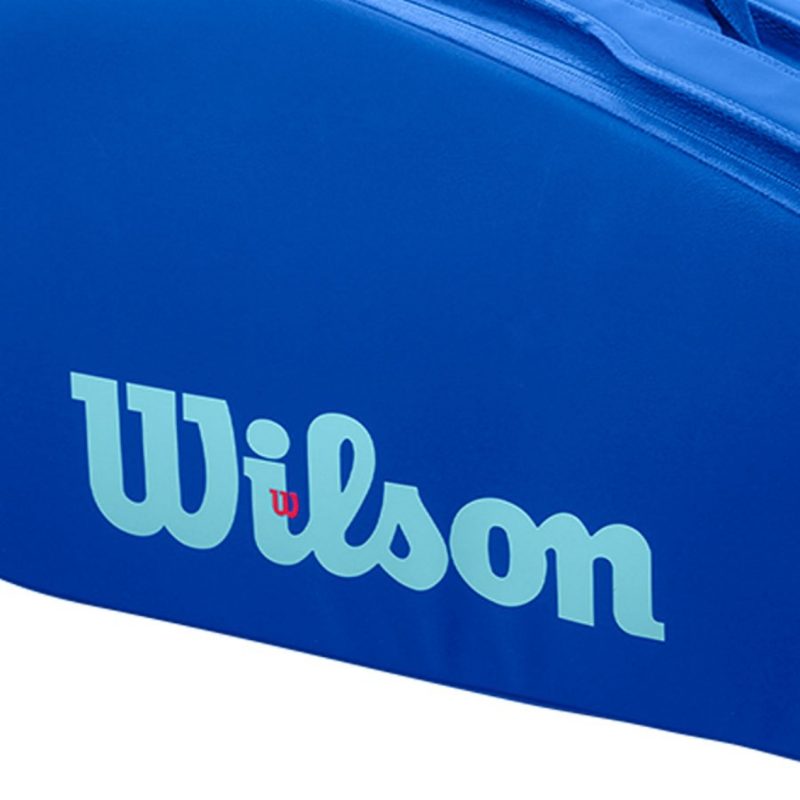 Wilson กระเป๋าเทนนิส Ultra V5 Tour 6PK Tennis Bag | Blue ( WR8044401001 ) - Image 6
