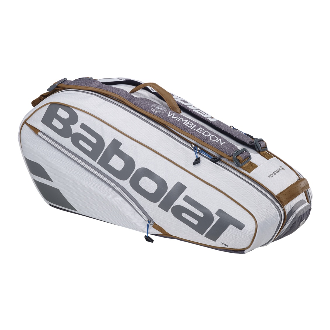 Babolat กระเป๋าเทนนิส RH6 Pure Wimbledon Tennis Bag | White ( 751230 )