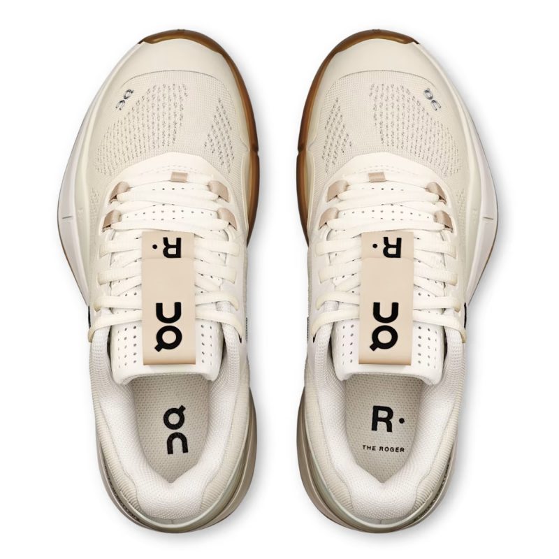 On รองเท้าเทนนิสผู้หญิง The Roger Pro Tennis Shoes | Ivory / Ivory ( 3WD10293334 ) - Image 6