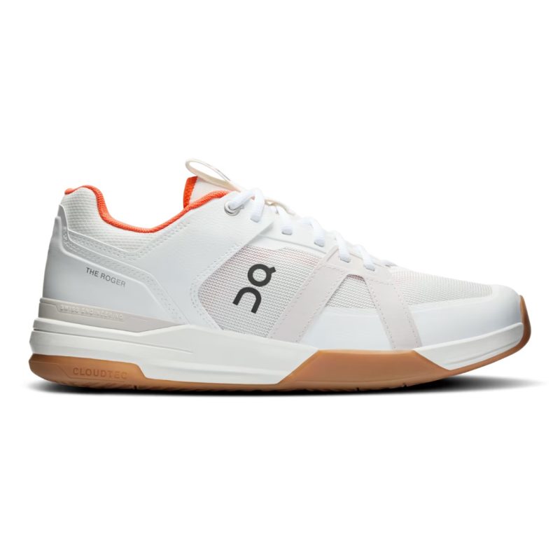 On รองเท้าเทนนิสผู้ชาย Men's The Roger Clubhouse Pro Tennis Shoes | Ivory | Flame ( 3MD30030849 )