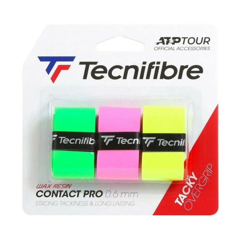 Tecnifibre เทปพันด้าม/กริ๊ปพันด้าม ไม้เทนนิสไม้แบดมินตัน Contact Pro Overgrips Tape Racket Tennis | Green ( 52ATPCOASS ) - Image 5
