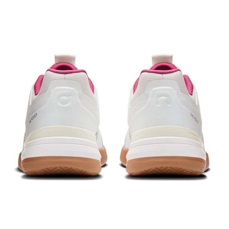 On รองเท้าเทนนิสผู้หญิง The Roger Clubhouse Pro Tennis Shoes | Ivory | Grenadine ( 3WD30054038 ) - Image 4