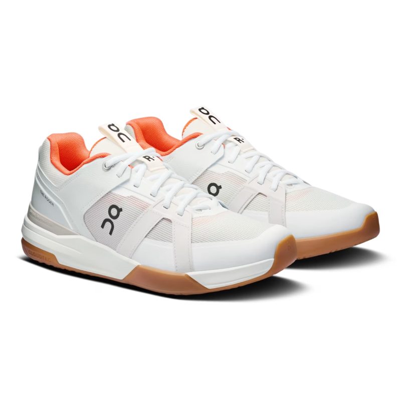 On รองเท้าเทนนิสผู้ชาย Men's The Roger Clubhouse Pro Tennis Shoes | Ivory | Flame ( 3MD30030849 ) - Image 2