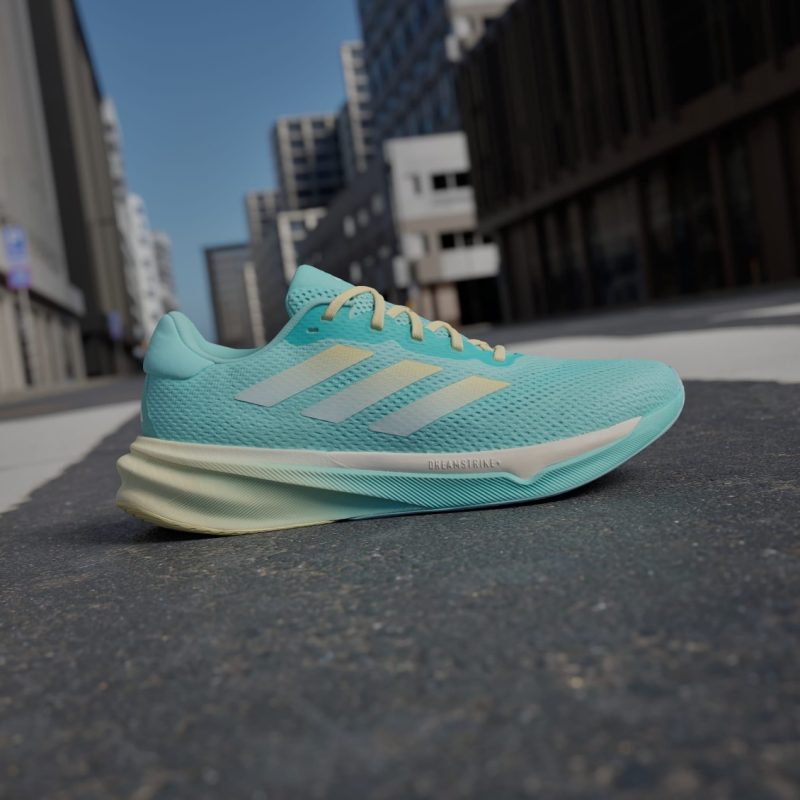 Adidas Men’s รองเท้าวิ่งผู้ชาย Supernova Stride Running | Flash Aqua / Almost Yellow / Zero Metalic ( IE1075 ) - Image 2