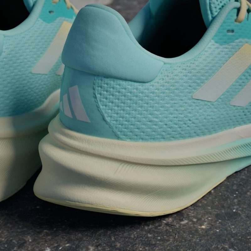 Adidas Men’s รองเท้าวิ่งผู้ชาย Supernova Stride Running | Flash Aqua / Almost Yellow / Zero Metalic ( IE1075 ) - Image 9