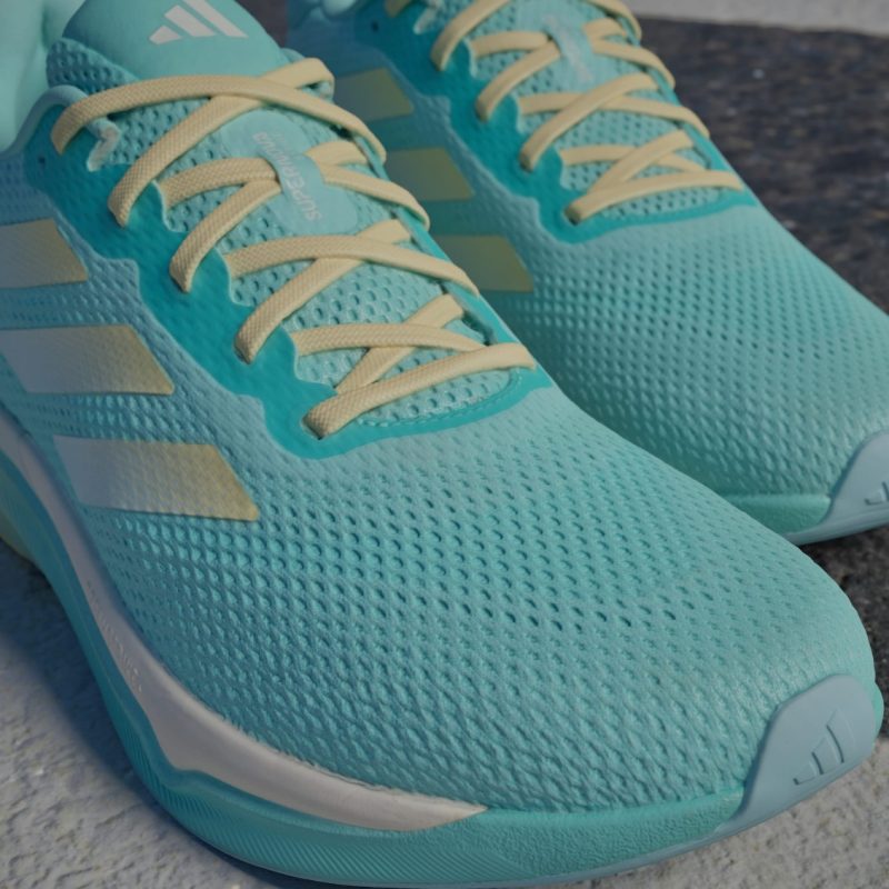 Adidas Men’s รองเท้าวิ่งผู้ชาย Supernova Stride Running | Flash Aqua / Almost Yellow / Zero Metalic ( IE1075 ) - Image 8