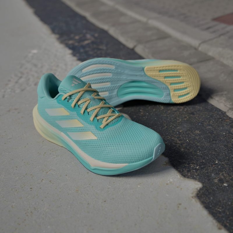 Adidas Men’s รองเท้าวิ่งผู้ชาย Supernova Stride Running | Flash Aqua / Almost Yellow / Zero Metalic ( IE1075 ) - Image 7