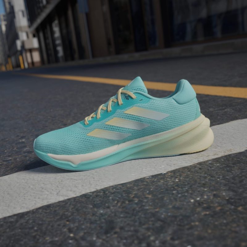 Adidas Men’s รองเท้าวิ่งผู้ชาย Supernova Stride Running | Flash Aqua / Almost Yellow / Zero Metalic ( IE1075 ) - Image 6