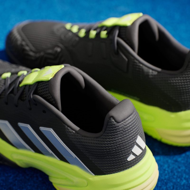 Adidas รองเท้าเทนนิสผู้ชาย Men's Barricade 13 Tennis Shoes | Core Black / Zero Metalic / Lucid Lemon ( IH2559 ) - Image 8