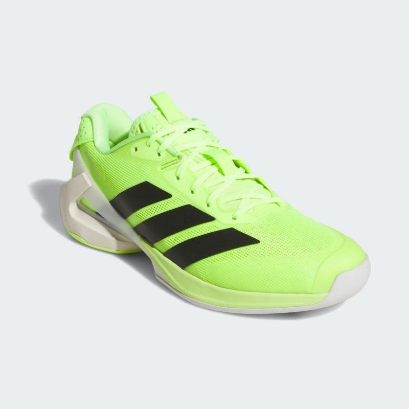 Adidas รองเท้าเทนนิสผู้ชาย Men's Adizero Ubersonic 5 Tennis Shoes | Lucid Lemon/Core Black/Cloud White ( IH2562 ) - Image 2