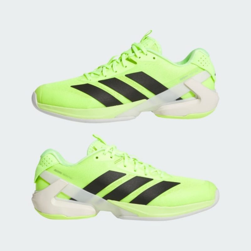 Adidas รองเท้าเทนนิสผู้ชาย Men's Adizero Ubersonic 5 Tennis Shoes | Lucid Lemon/Core Black/Cloud White ( IH2562 ) - Image 7