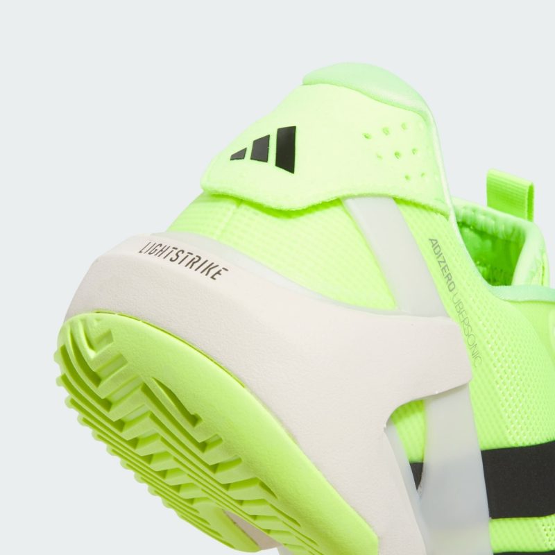 Adidas รองเท้าเทนนิสผู้ชาย Men's Adizero Ubersonic 5 Tennis Shoes | Lucid Lemon/Core Black/Cloud White ( IH2562 ) - Image 9