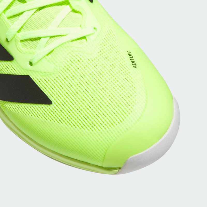 Adidas รองเท้าเทนนิสผู้ชาย Men's Adizero Ubersonic 5 Tennis Shoes | Lucid Lemon/Core Black/Cloud White ( IH2562 ) - Image 8