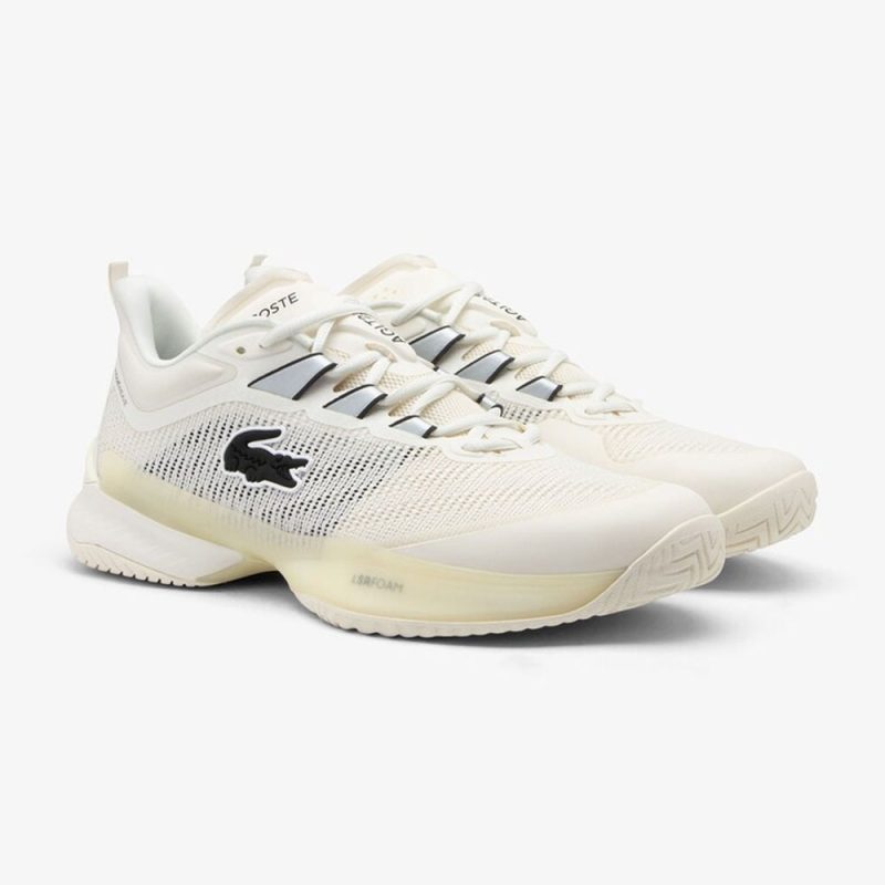 Lacoste รองเท้าเทนนิสผู้หญิง AG-LT23 Ultra Tennis Shoes | Off White / Off White ( 50SFA000618C ) - Image 2