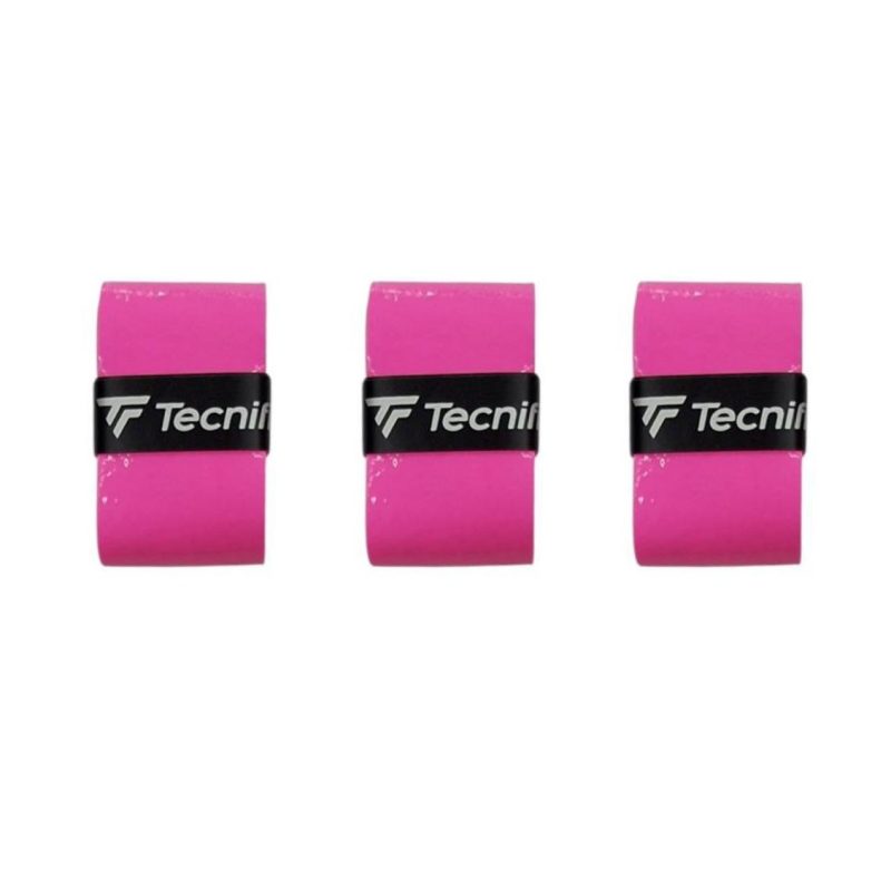 Tecnifibre เทปพันด้าม/กริ๊ปพันด้าม ไม้เทนนิสไม้แบดมินตัน Contact Pro Overgrips Tape Racket Tennis | Pink ( 52ATPCOASS ) - Image 4