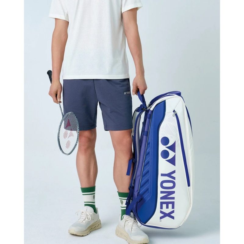 Yonex กระเป๋าเทนนิส Expert Racquet Bag (6pcs) | White/Deep Blue ( BA02526EXWDPB ) - Image 3