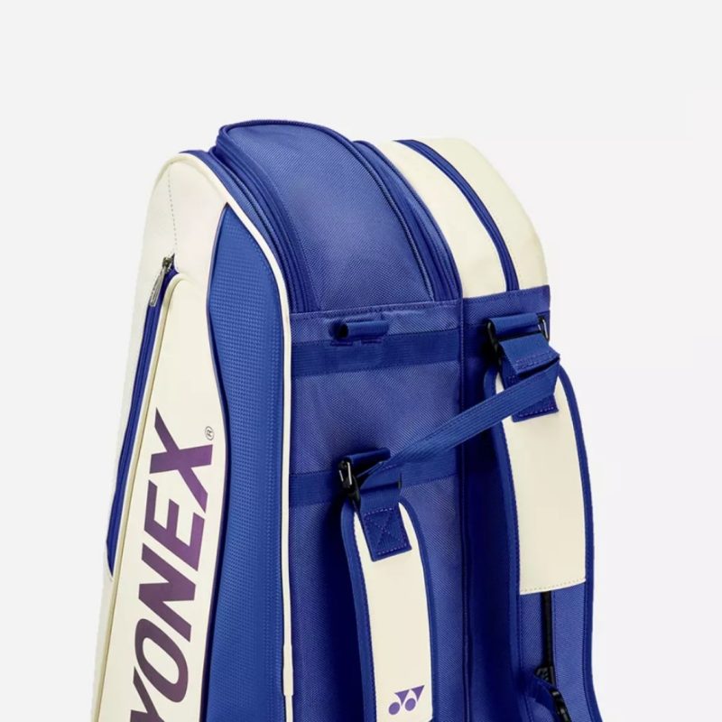Yonex กระเป๋าเทนนิส Expert Racquet Bag (6pcs) | White/Deep Blue ( BA02526EXWDPB ) - Image 6