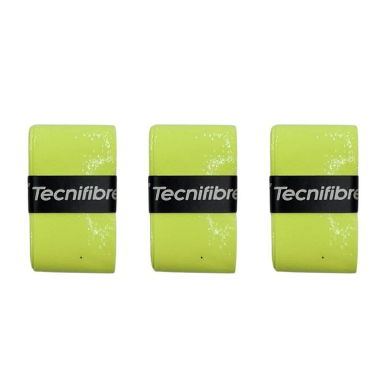 Tecnifibre เทปพันด้าม/กริ๊ปพันด้าม ไม้เทนนิสไม้แบดมินตัน Contact Pro Overgrips Tape Racket Tennis | Yellow ( 52ATPCOASS ) - Image 4