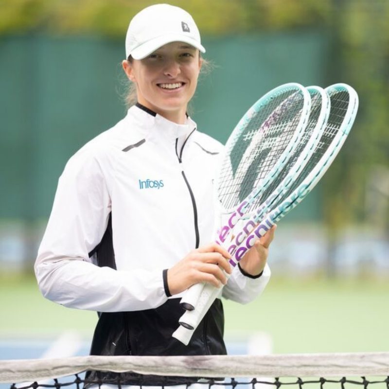 Tecnifibre ไม้เทนนิสเด็ก Tempo IGA 19 Junior Tennis Racket Grip 0000 | White/Blue/Purple ( 14TEMP194E ) - Image 6