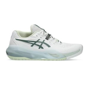 Asics รองเท้าเทนนิสผู้หญิง Gel-Resolution X | White/Monument Blue  ( 1042A279-102 )