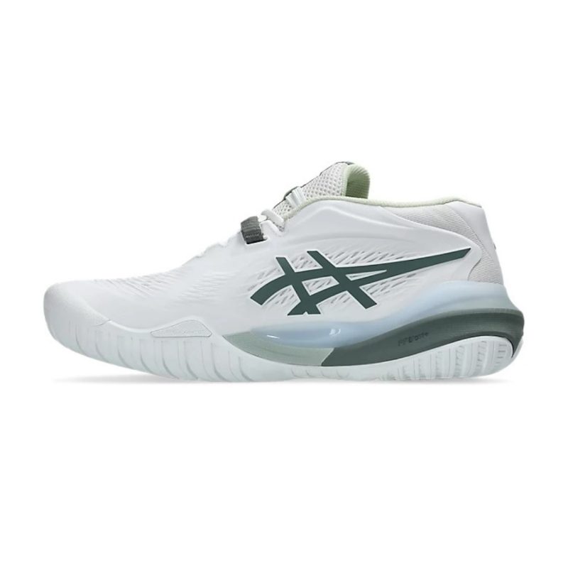 Asics รองเท้าเทนนิสผู้หญิง Gel-Resolution X | White/Monument Blue  ( 1042A279-102 ) - Image 8