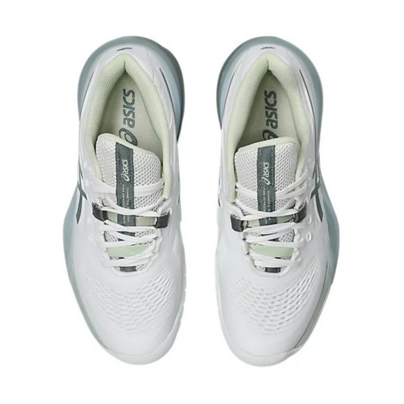 Asics รองเท้าเทนนิสผู้หญิง Gel-Resolution X | White/Monument Blue  ( 1042A279-102 ) - Image 6