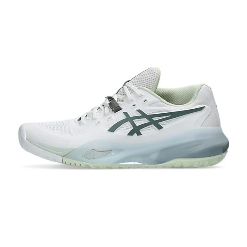 Asics รองเท้าเทนนิสผู้หญิง Gel-Resolution X | White/Monument Blue  ( 1042A279-102 ) - Image 4