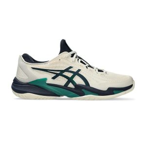 Asics รองเท้าเทนนิสผู้ชาย Court FF 3 | Cream/Jasper Green ( 1041A370-105 )