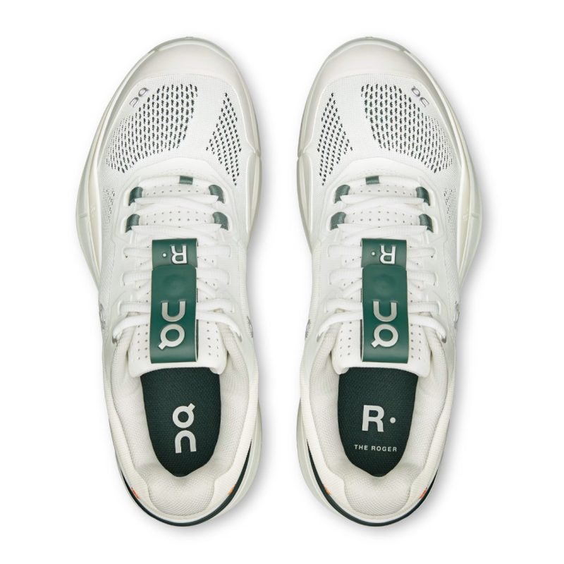 On รองเท้าเทนนิสผู้ชาย Men's The Roger Pro Tennis Shoes | White | Evergreen ( 3MD10372924 ) - Image 4