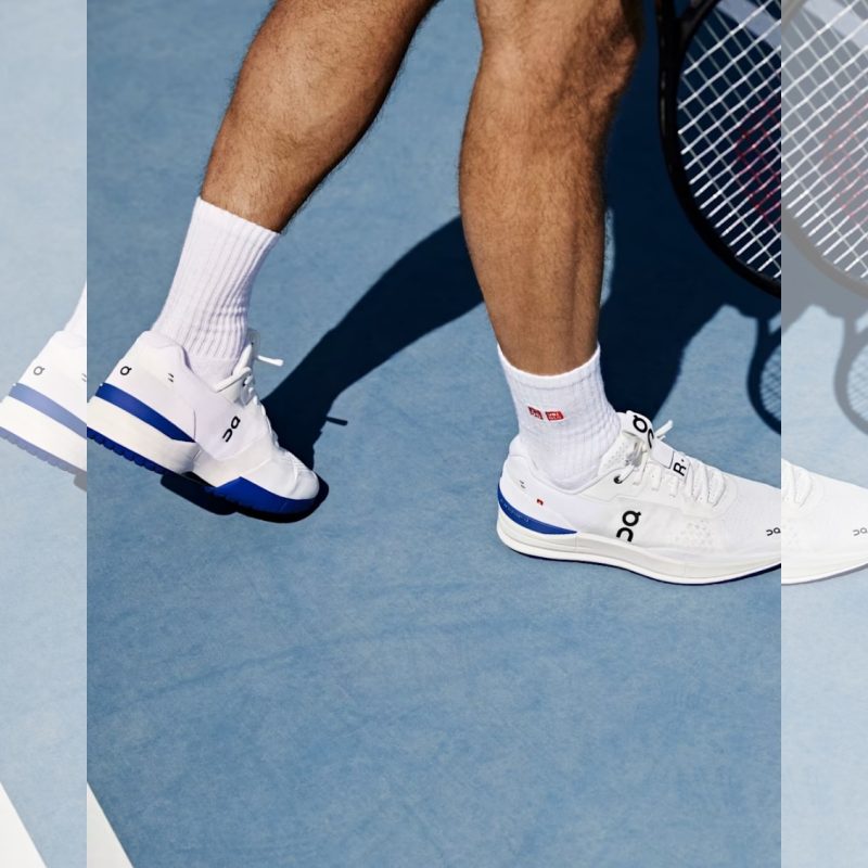 On รองเท้าเทนนิสผู้ชาย Men's The Roger Pro Tennis Shoes | White | Evergreen ( 3MD10372924 ) - Image 9
