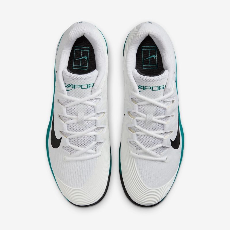 Nike รองเท้าเทนนิสผู้ชาย Zoom Vapor 12 | Black/Dark Smoke Grey/White ( FV5552-104 ) - Image 6