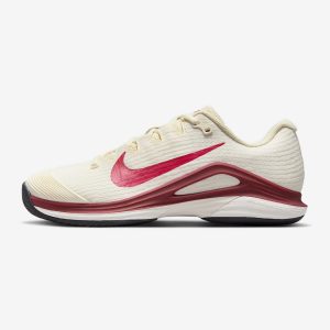 Nike รองเท้าเทนนิสผู้หญิง Women’s Zoom Vapor 12 | Pale Ivory/Sail/Team Red/Rush Pink ( FV5554-104 )