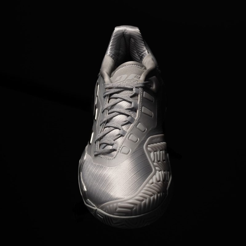 Adidas รองเท้าเทนนิสผู้ชาย Barricade 13 25th Anniversary Tennis Shoes | Silver Metallic/Silver Metallic/Dash Grey ( JP5379 ) - Image 7