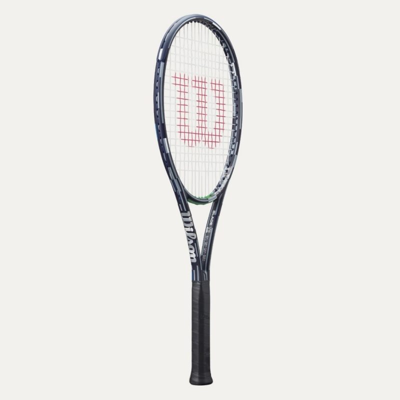 Wilson ไม้เทนนิส Blade 98 V9 US Open 2025 Tennis Racket FRM 2 4 1/4 | Black/Grey/White ( WR178211U2 ) - Image 6