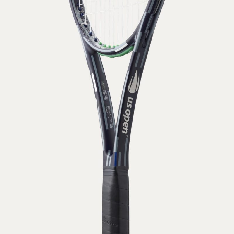 Wilson ไม้เทนนิส Blade 98 V9 US Open 2025 Tennis Racket FRM 2 4 1/4 | Black/Grey/White ( WR178211U2 ) - Image 7
