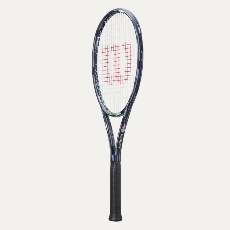 Wilson ไม้เทนนิส Blade 98 V9 US Open 2025 Tennis Racket FRM 2 4 1/4 | Black/Grey/White ( WR178211U2 ) - Image 3