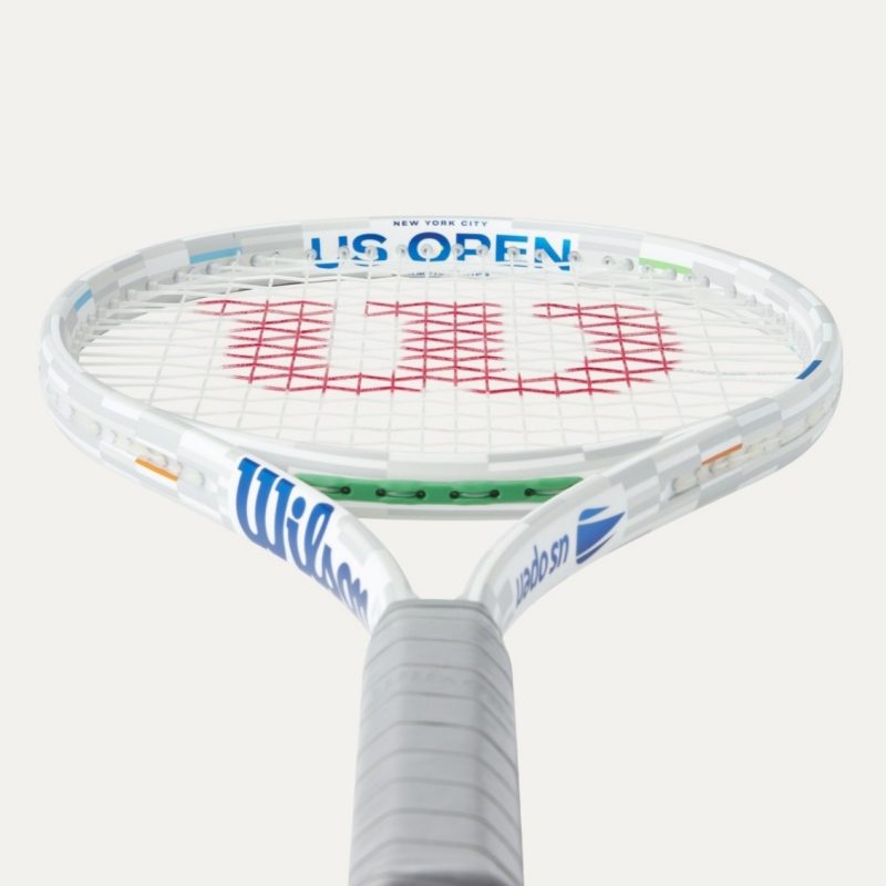 Wilson ไม้เทนนิส Shift 99 V1 US Open 2025 Tennis Racket FRM 2 4 1/4 | White/Grey  ( WR178511U2 ) - Image 7
