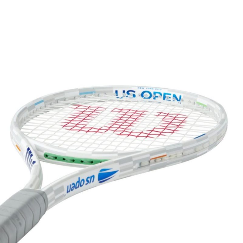 Wilson ไม้เทนนิส Shift 99 V1 US Open 2025 Tennis Racket FRM 2 4 1/4 | White/Grey  ( WR178511U2 ) - Image 6