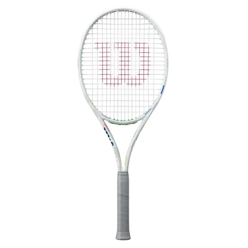 Wilson ไม้เทนนิส Shift 99 V1 US Open 2025 Tennis Racket FRM 2 4 1/4 | White/Grey  ( WR178511U2 )