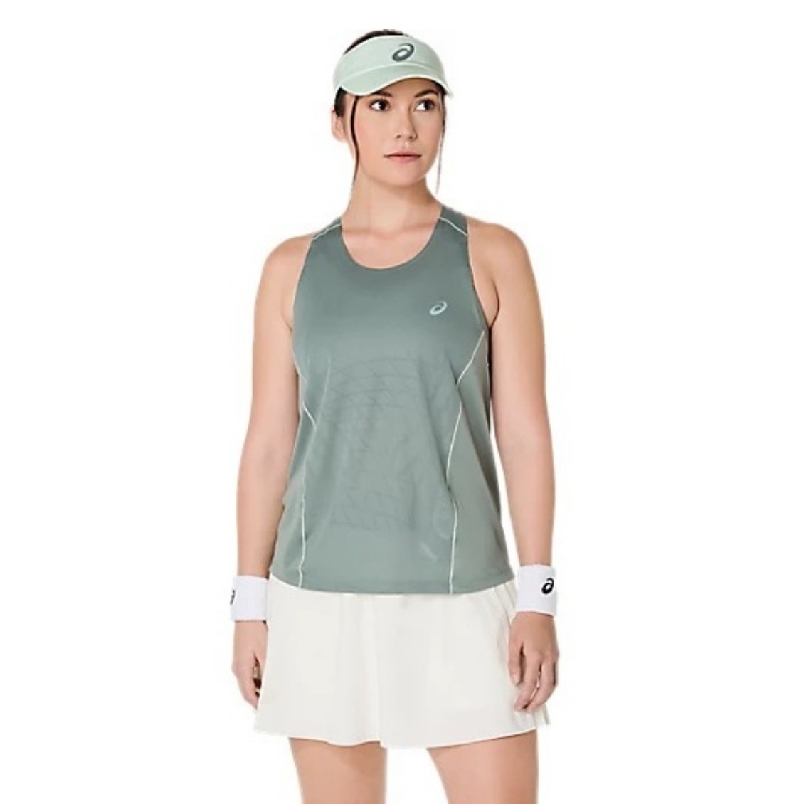 Asics เสื้อเทนนิสผู้หญิง Women's Match Actibreeze Tank | Monument Blue ( 2042A388-400 )
