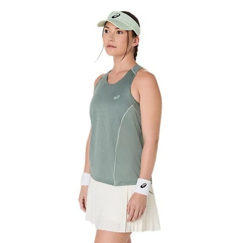 Asics เสื้อเทนนิสผู้หญิง Women's Match Actibreeze Tank | Monument Blue ( 2042A388-400 ) - Image 3
